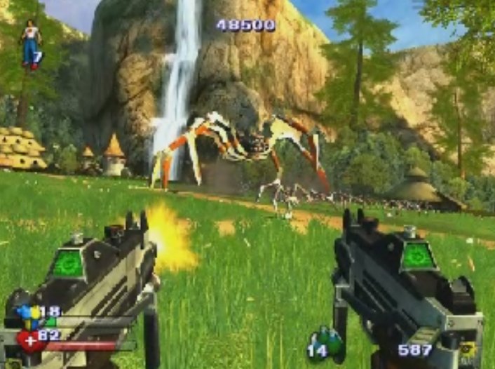 Serious Sam 2 (gameplay citadel fight )