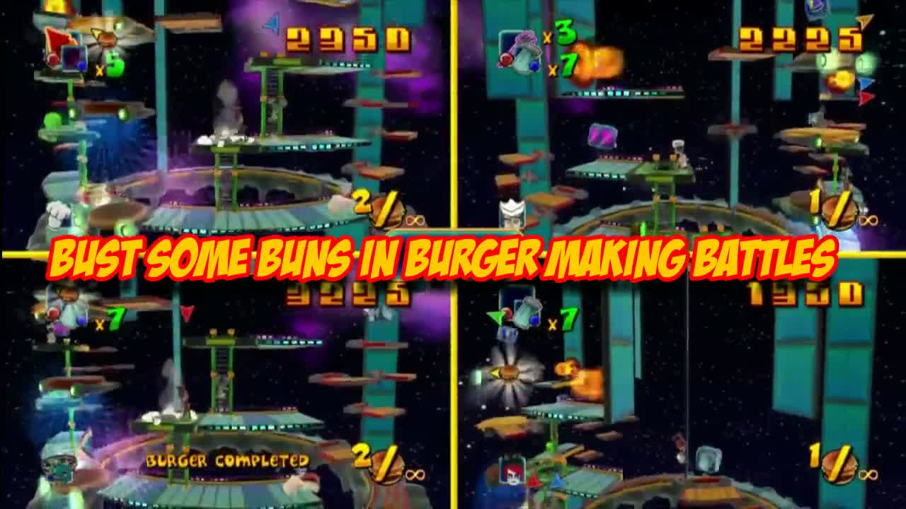 BurgerTime World Tour - Multiplayer Trailer