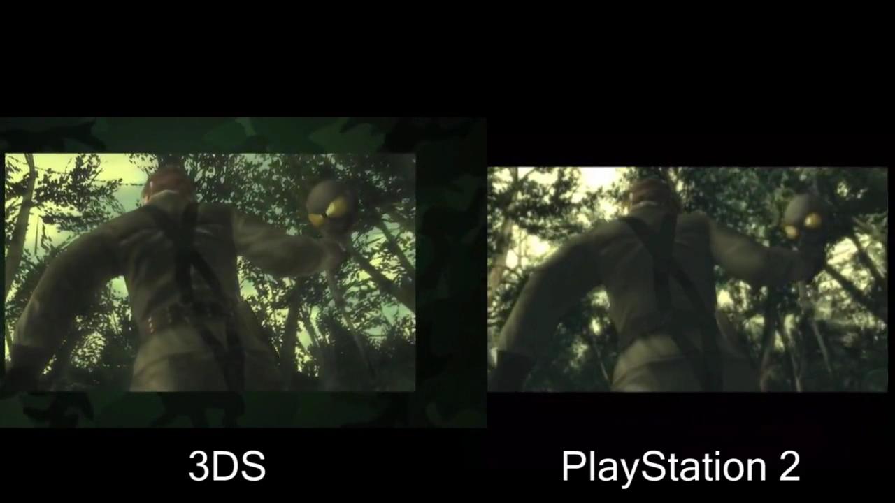 Metal Gear Solid 3 - 3DS vs PS2