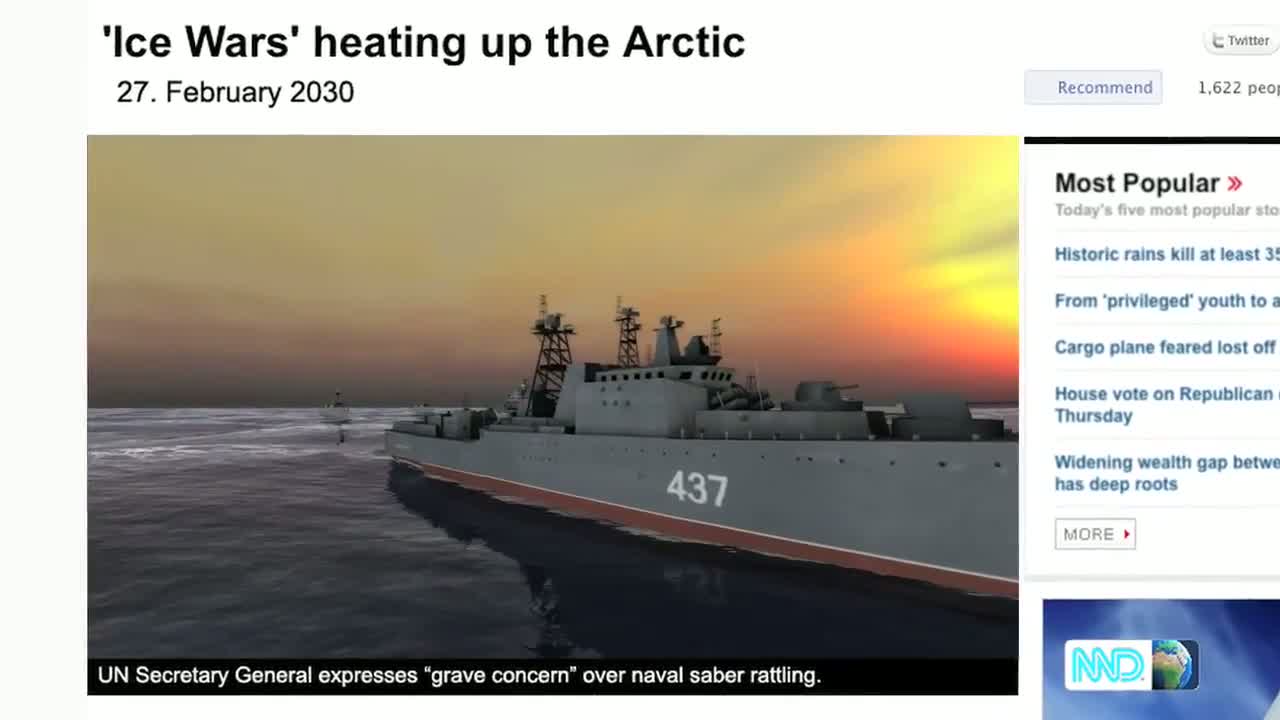 Naval War : Arctic Circle - Teaser GamesCom 2011