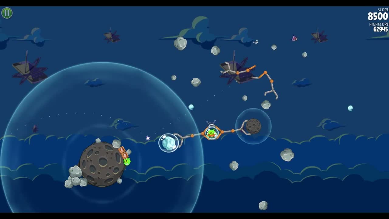 Angry Birds Space - Galaxy Note level