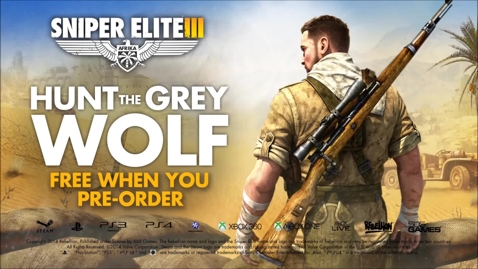 Sniper Elite 3 - Hunt The Grey Wolf DLC teaser