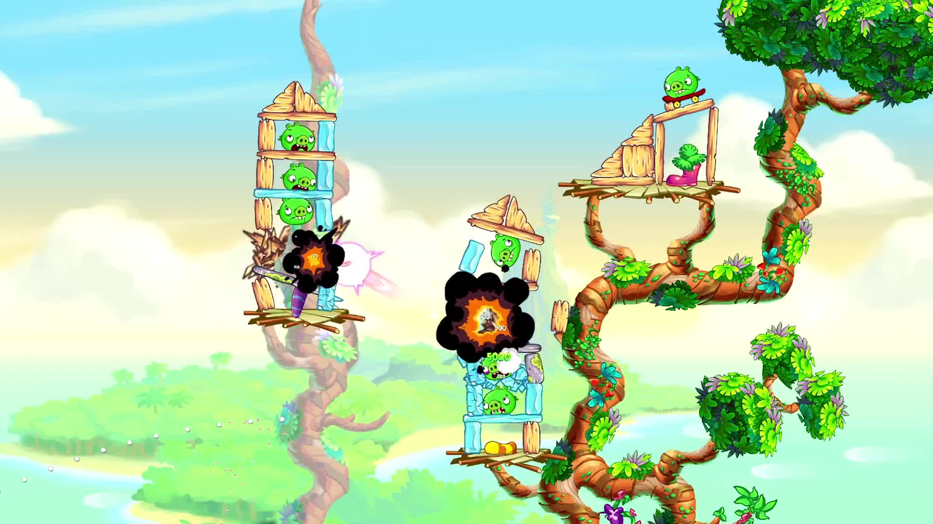 Angry Birds Stella - gameplay