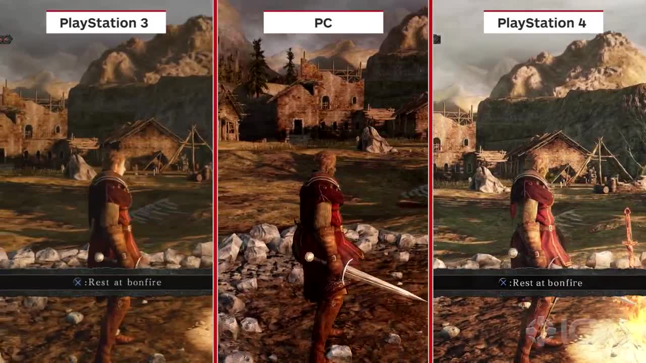 Dark Souls II: Scholar of the First - porovnanie grafiky