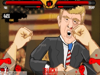 Punch the Trump - Sport Flash game | Onlinegamesector.com