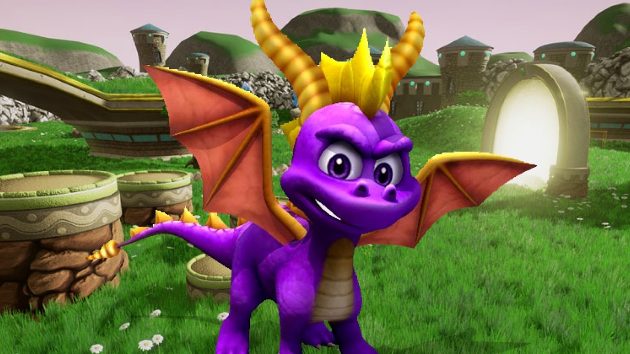 spyro the dragin playstation 1 game wont load passed the adventure continues screen