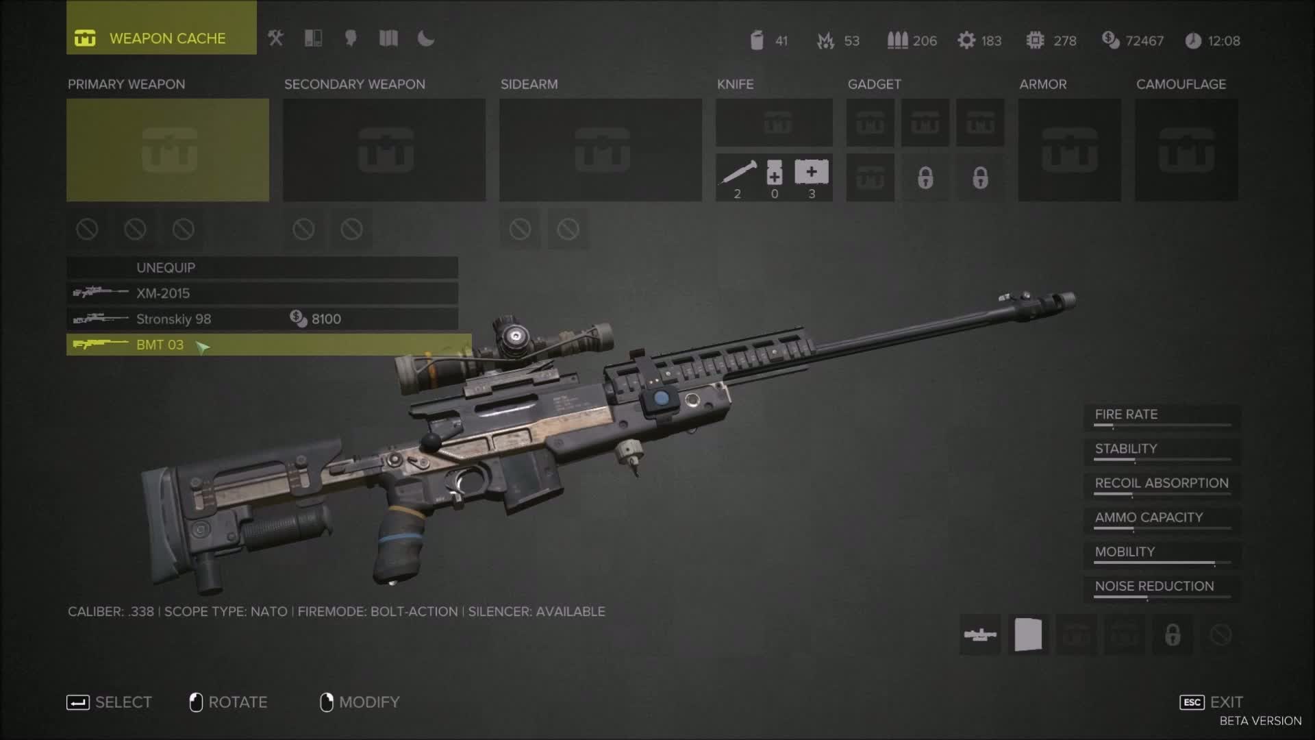 Sniper Ghost Warrior 3 - vber zbran