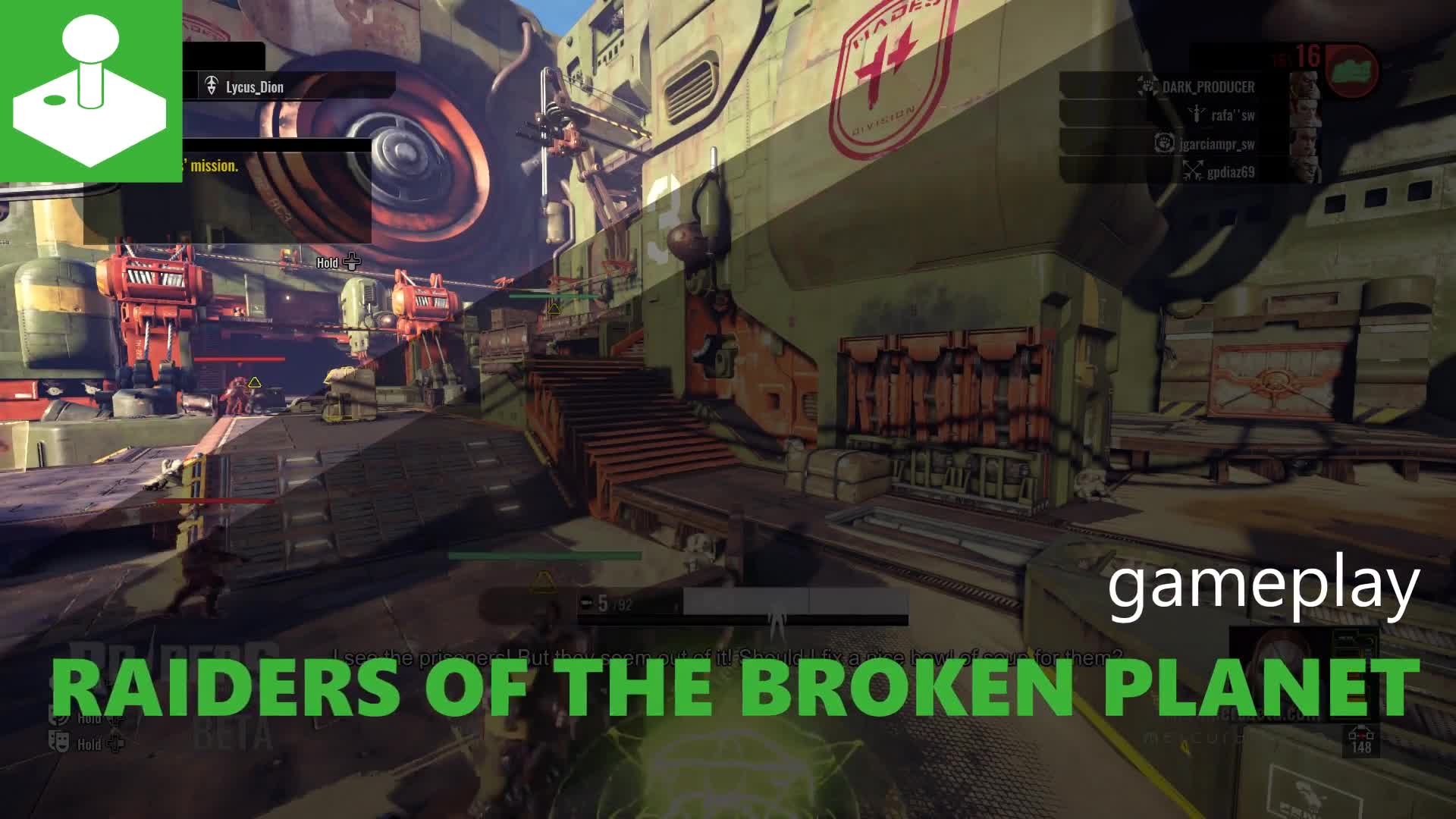 Raiders of the Broken Planet - gameplay