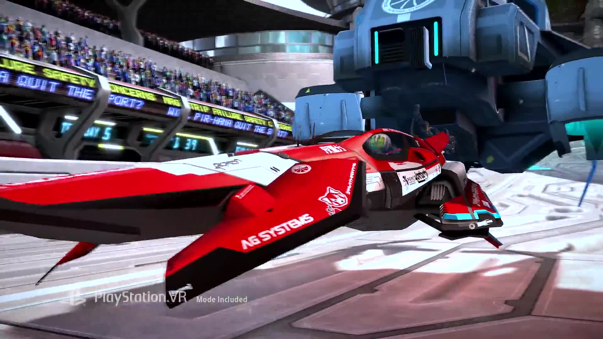 WipEout Omega Collection VR  Launch Trailer 