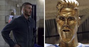 Keď Davidovi Beckhamovi ukážete jeho nepodarenú sochu