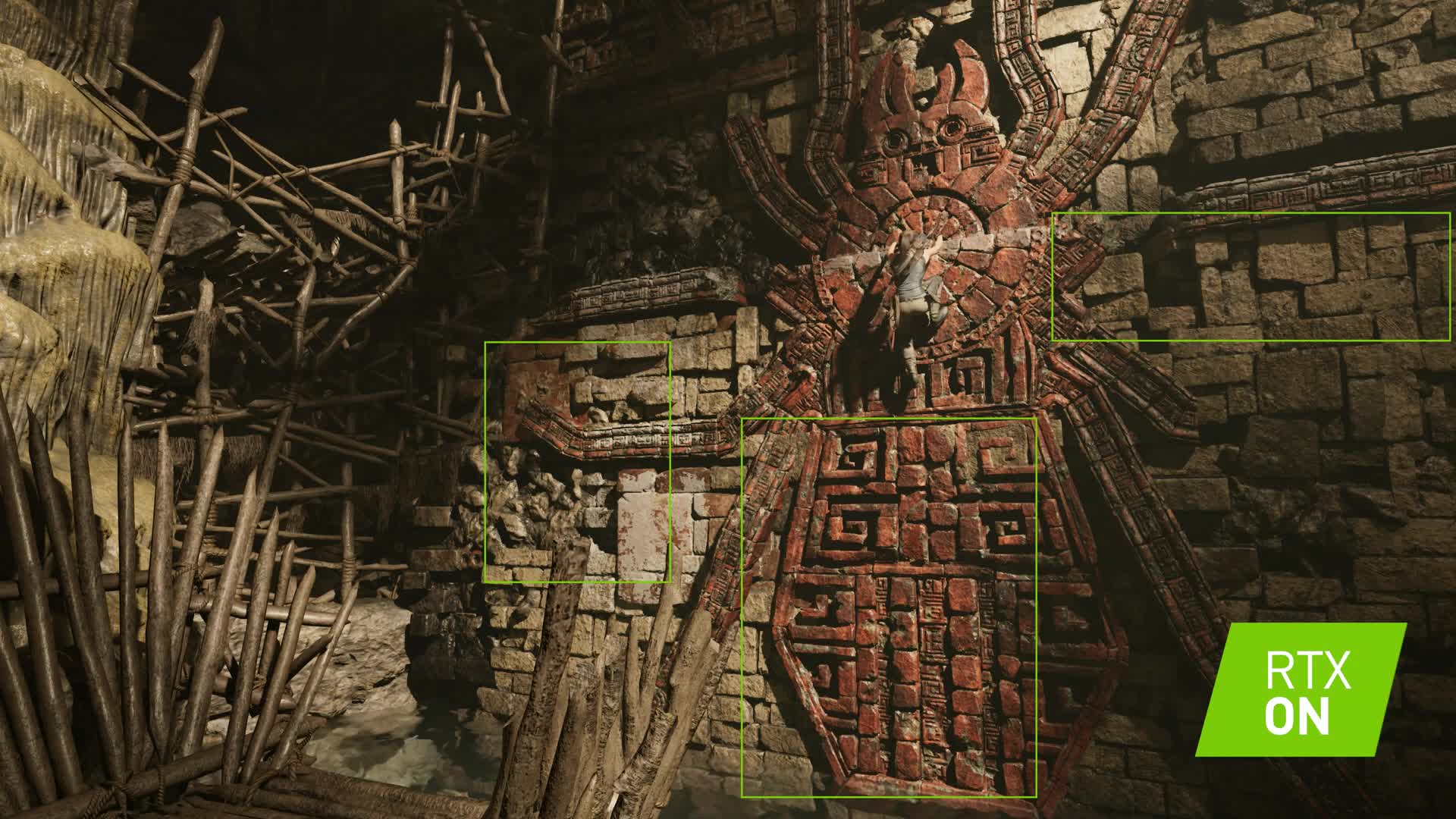 Shadow of the Tomb Raider - raytracing porovnanie