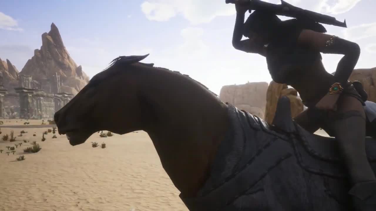 Conan Exiles v novom videu predstavuje mountov