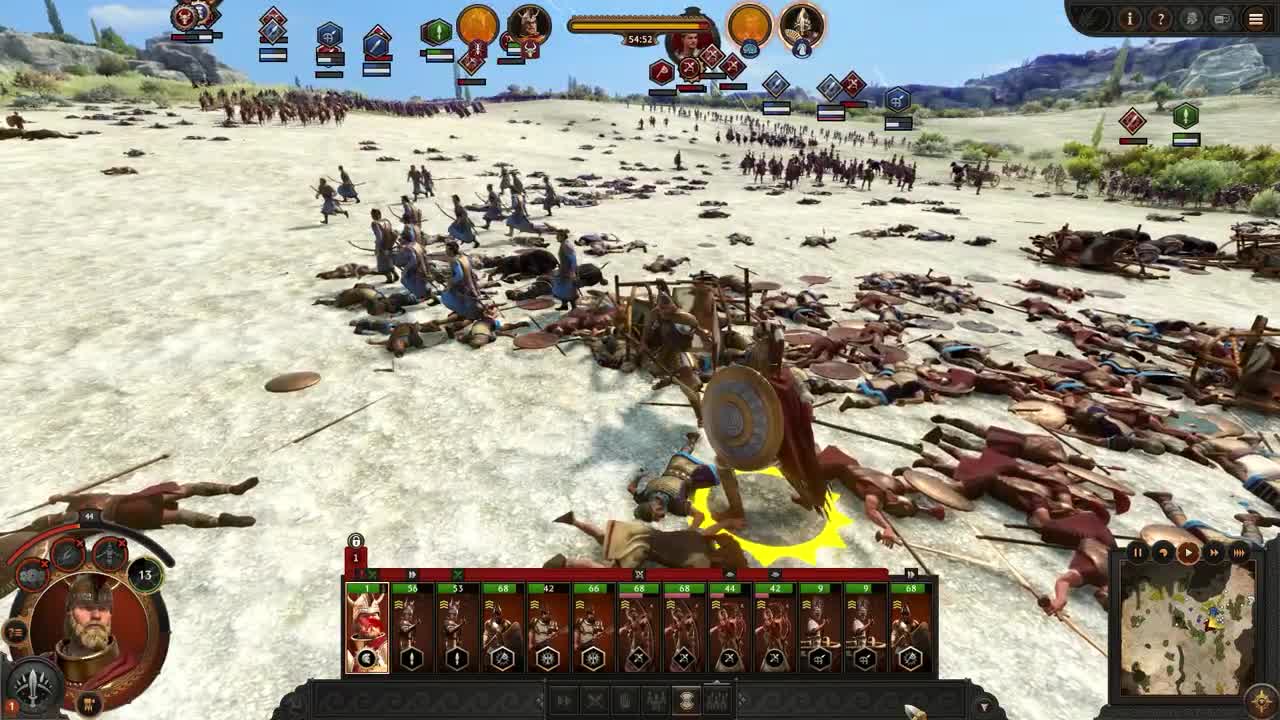 Total War Saga: TROY zaala testova multiplayerov bitky