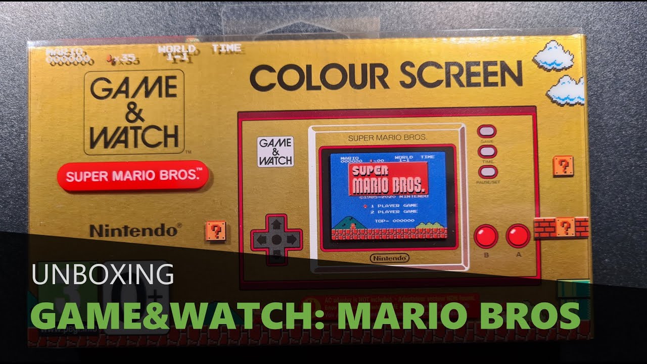 Game & Watch: Super Mario Bros - unboxing