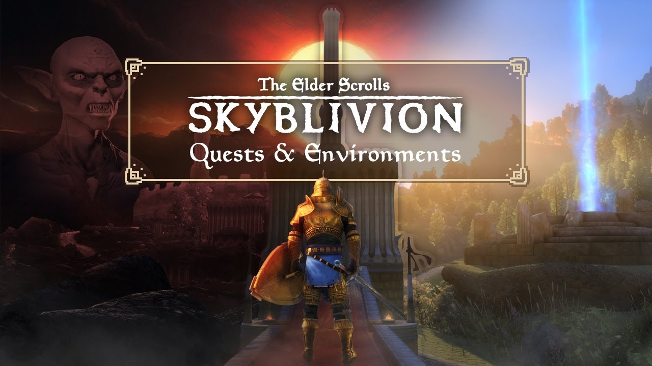Skyblivion mod pre Skyrim ukazuje questy a prostredia