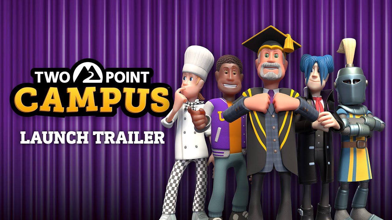 Two Point Campus ponkol launch trailer