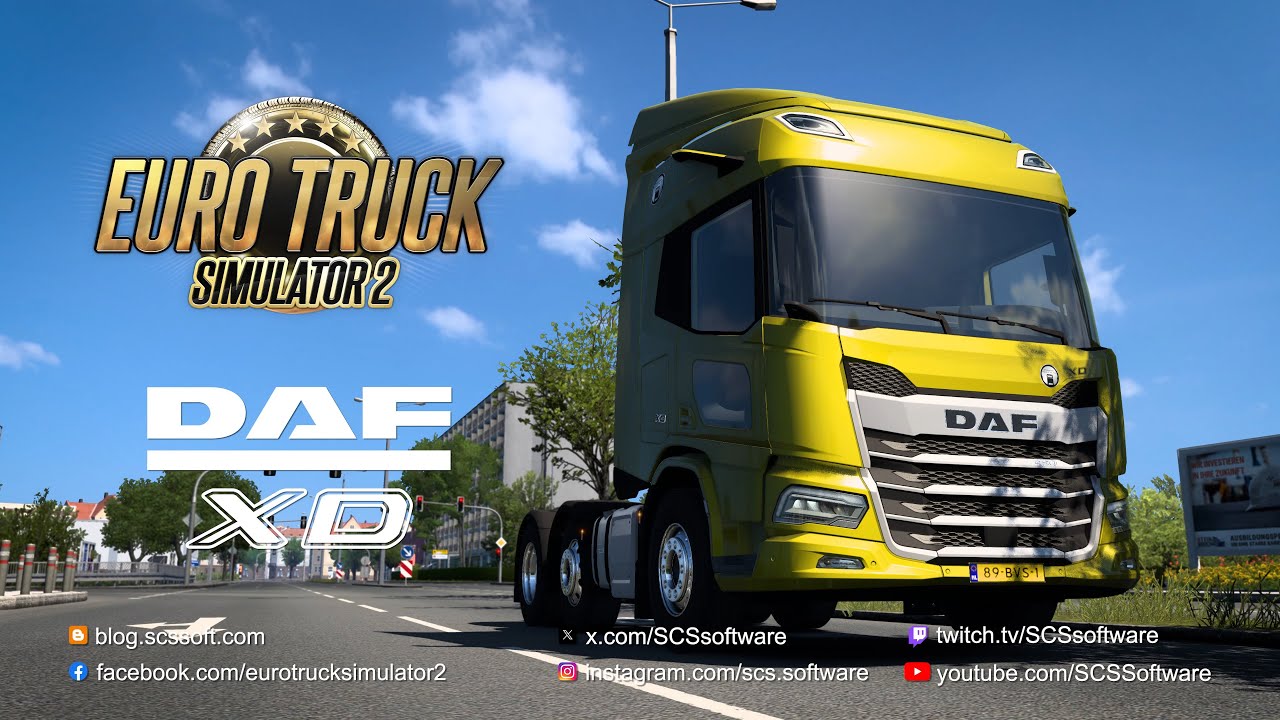 Euro Truck Simulator 2 dostal DAF XD