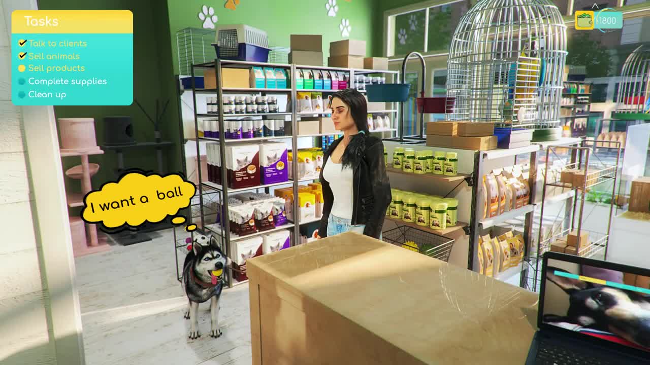 Pet Shop Simulator z vs sprav majitea chovproduktu