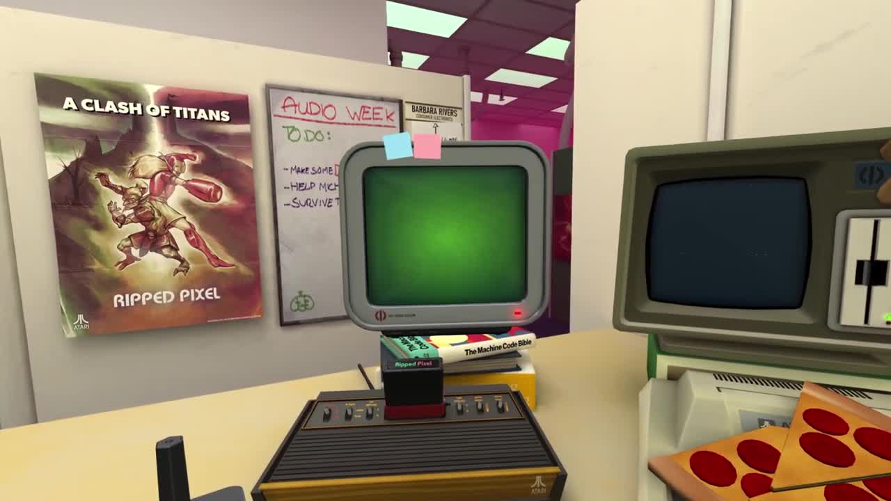 VR hra Pixel Ripped 1978 z vs sprav Atari vvojra v 70. a 80. rokoch