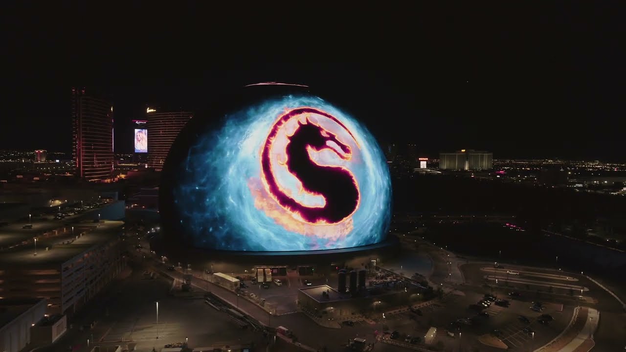 Mortal Kombat 1 sa ukzal aj na Sphere v Las Vegas