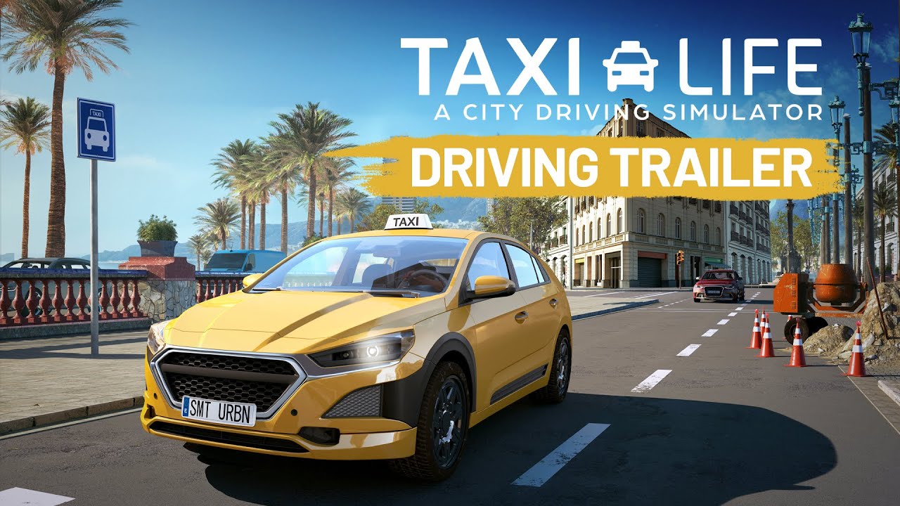 Taxi Life: A City Driving Simulator ukazuje jazdenie po virtulnej Barcelone