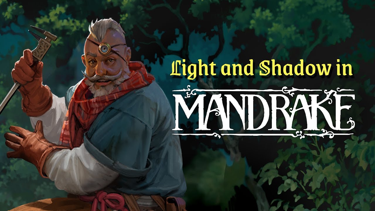 Mandrake predvádza zapracovanie svetla a tieňov