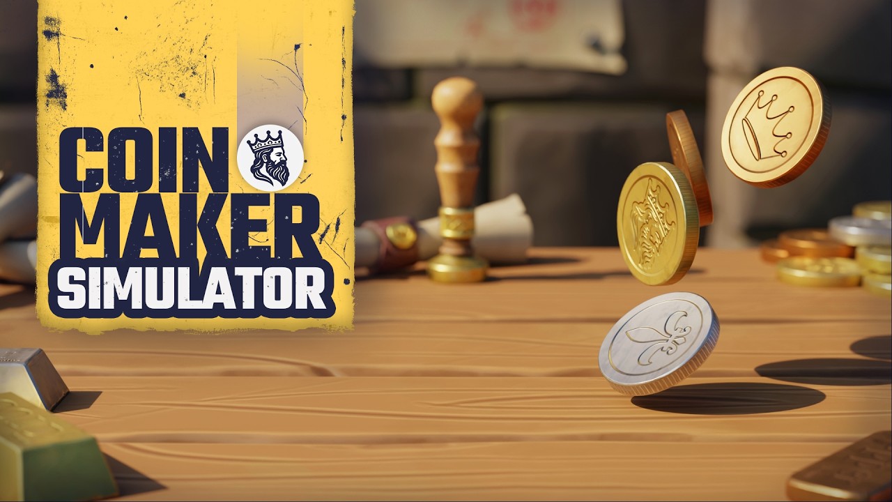 Coin Maker Simulator bude zhotovovať a raziť mince