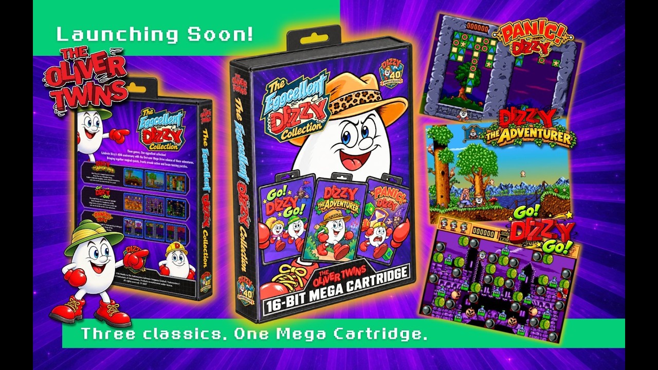 The Eggcellent Dizzy Collection príde na 16-BIT Mega cartridge