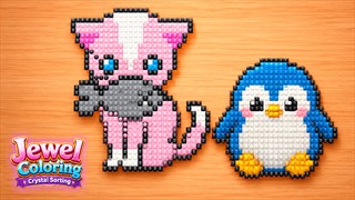Jewel Coloring: Crystal Sorting