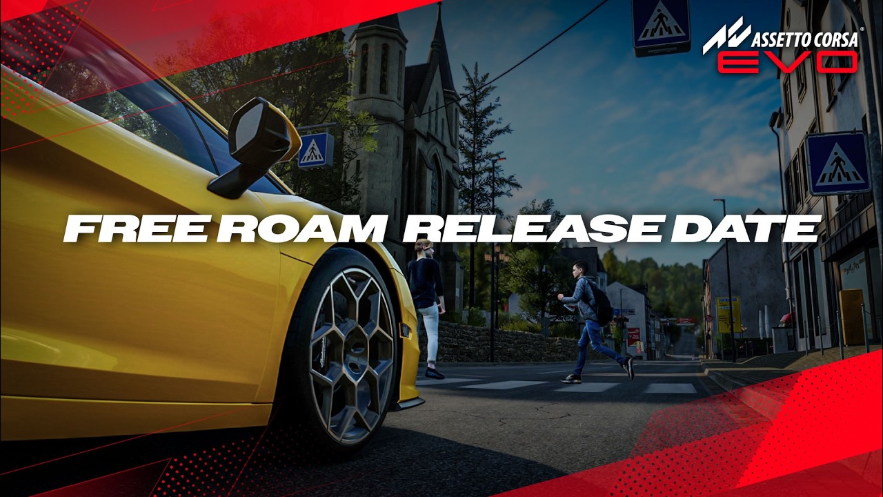 Assetto Corsa EVO oznámilo dátum vydania Free Roam modu
