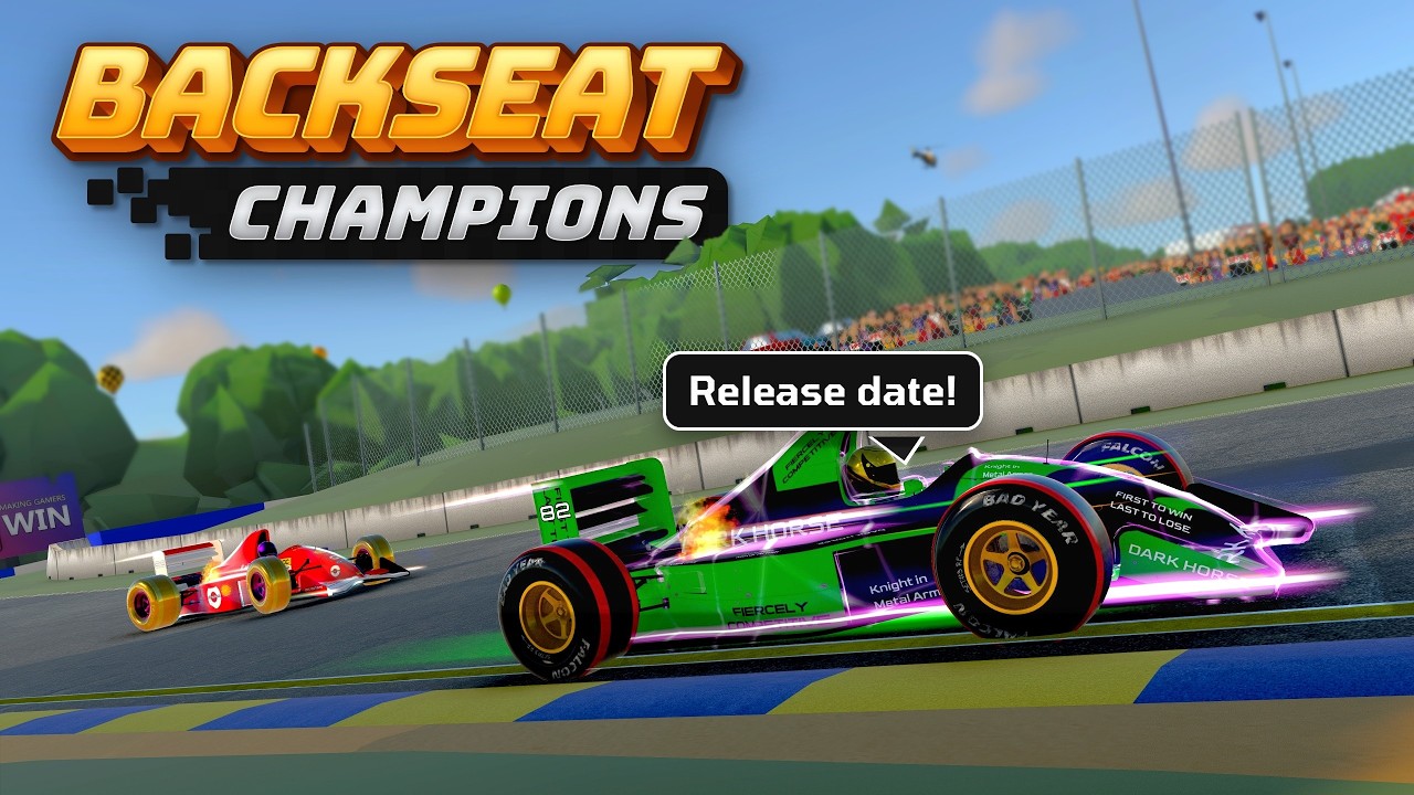 Backseat Champions z vás spraví manažéra šoféra F1