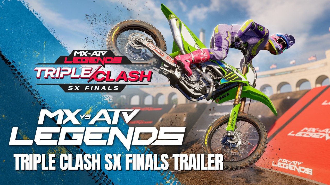 MX vs ATV Legends dostalo nové trasy v prídavku Triple Clash SX Finals