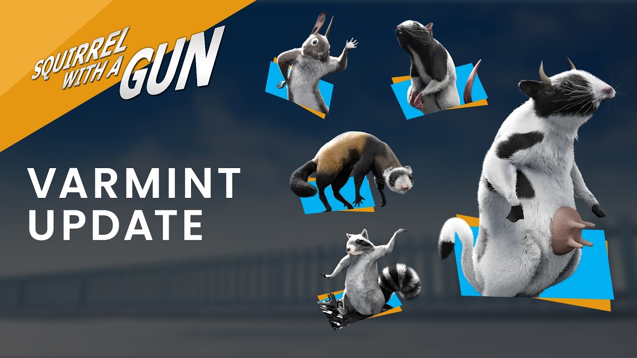 Squirrel with a Gun dostal na Switch 2 nový Varmint update