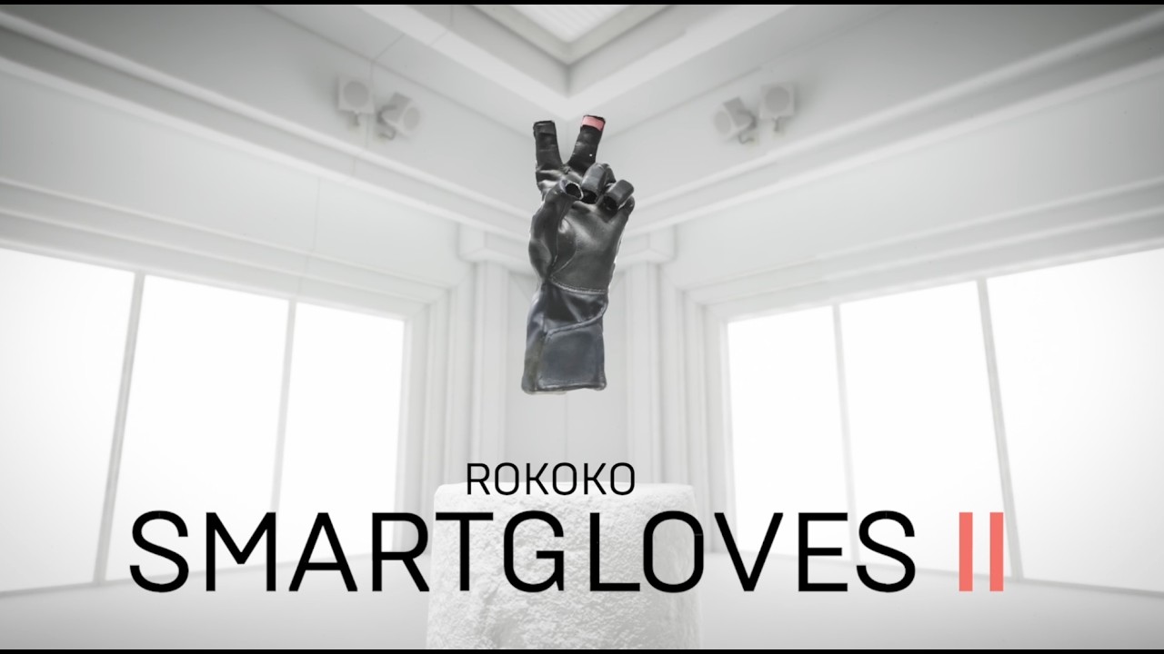 Smartgloves II sú nové rukavice pre motion capturing od Rokoko