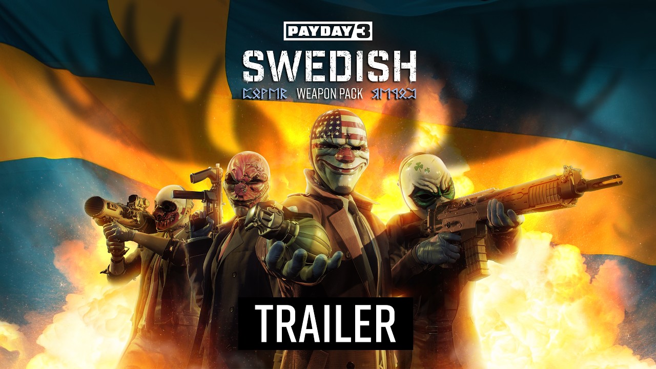 Payday 3 pridá do svojho arzenálu švédsky balíček zbraní
