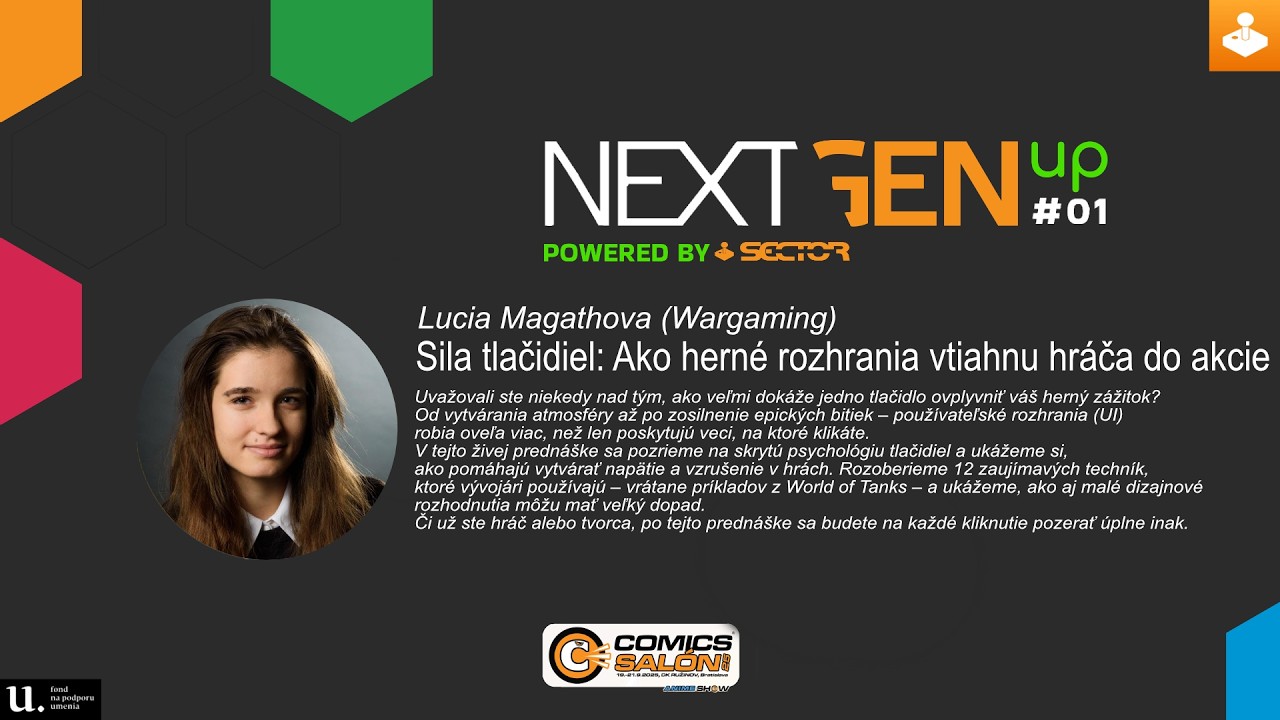 Lucia Magáthová (Wargaming) - Sila tlačidiel: Ako herné rozhrania vtiahnu hráča do akcie