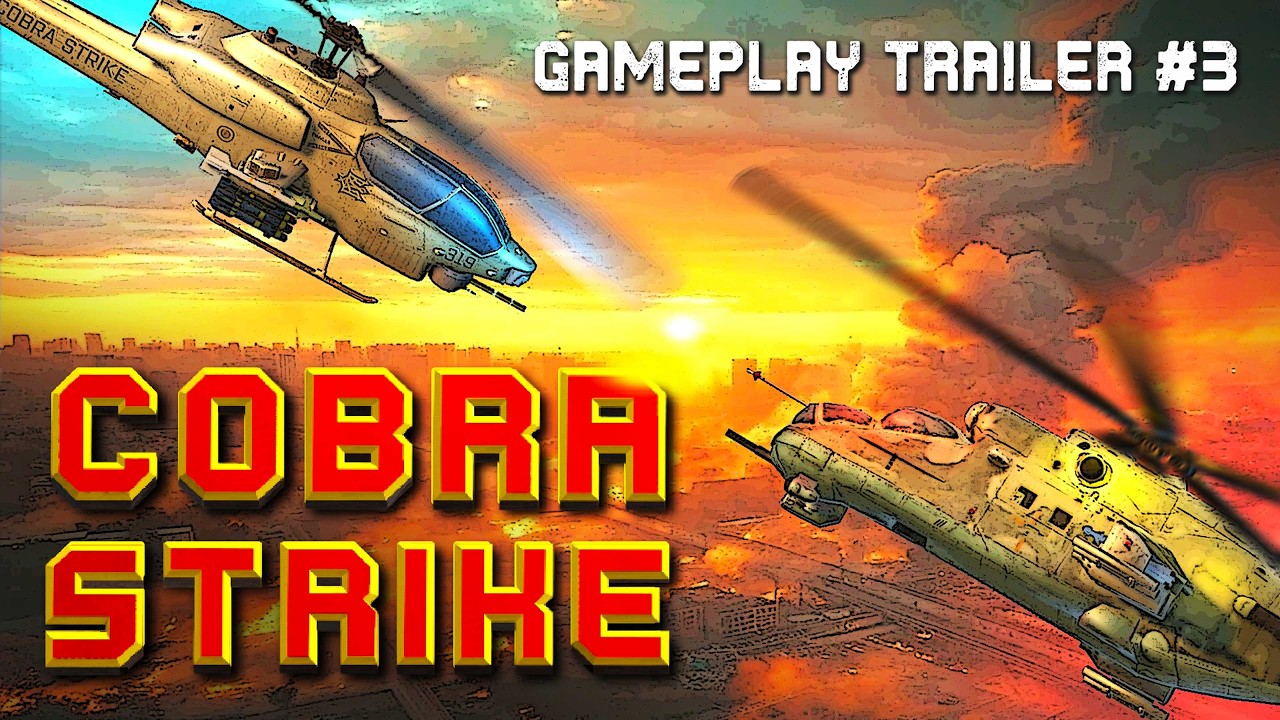 Cobra Strike predvádza helikoptéry v boji a rôznych situáciách
