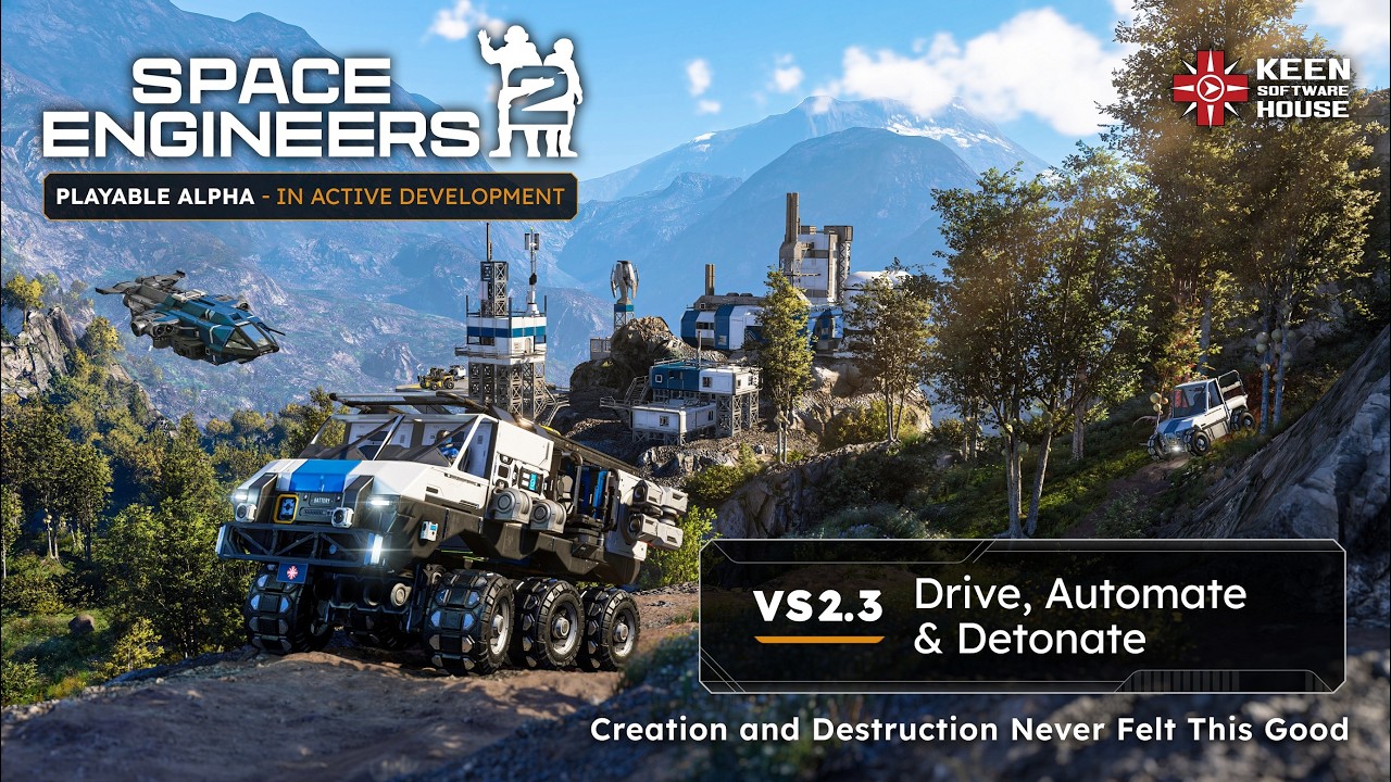 Space Engineers 2: VS2.3 - Drive, Automate & Detonate je tu