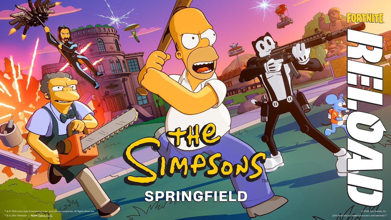 The Simpsons x Fortnite Reload - trailer