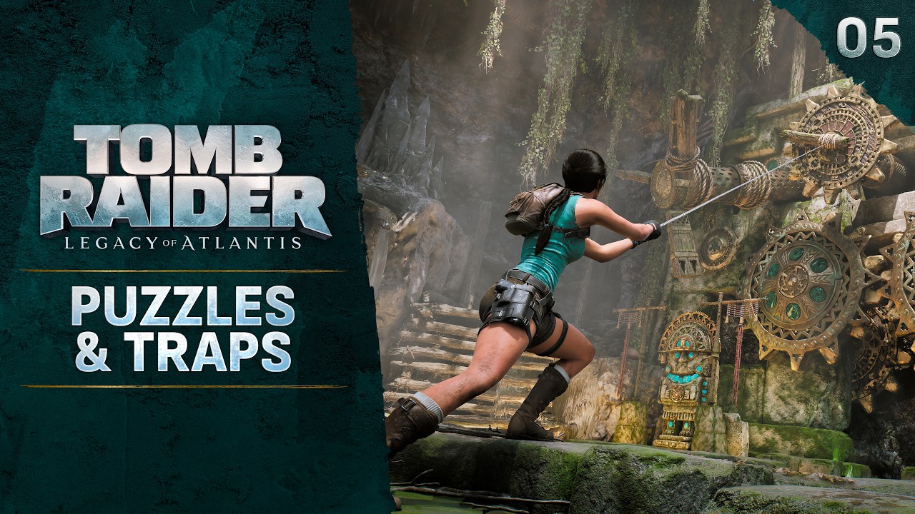 Tomb Raider: Legacy of Atlantis ukazuje puzzle a pasce