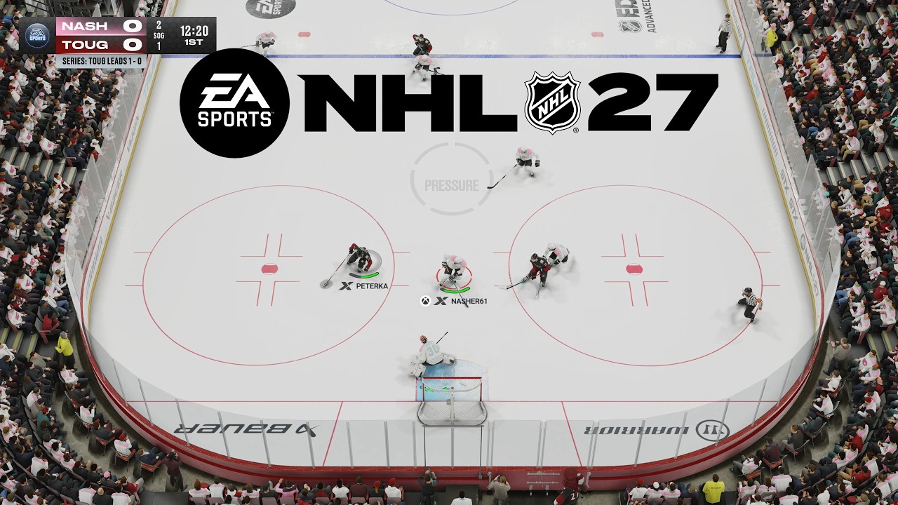 NHL 27 ukazuje gameplay z online Connected Franchise ligy
