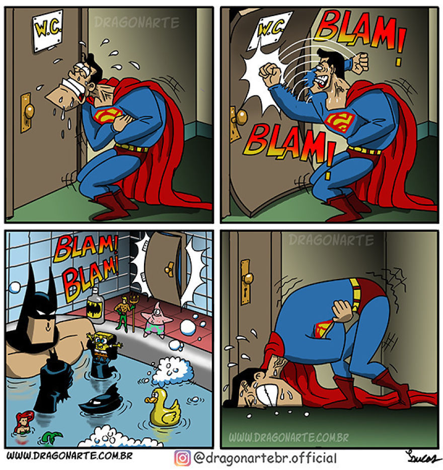 Superhrdinovia v bežnom živote