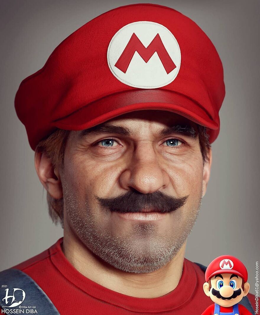 Ako by vyzerali herné a kreslené postavy v skutočnosti?