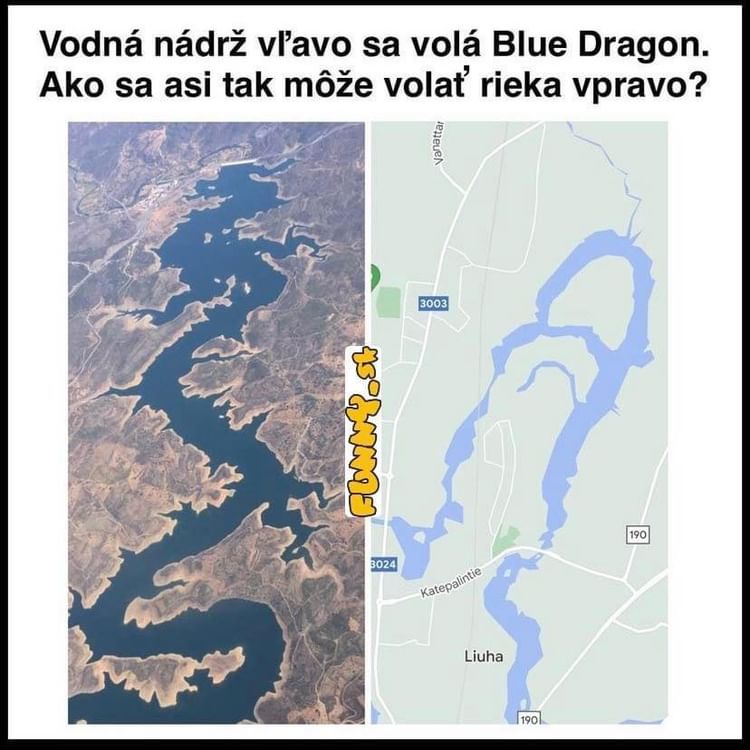 Keď sa rieky nazývajú podľa svojho tvaru