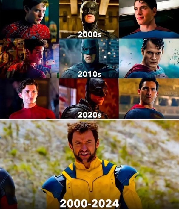 Je veľa Spidermanom, veľa Batmanov aj Supermanov....