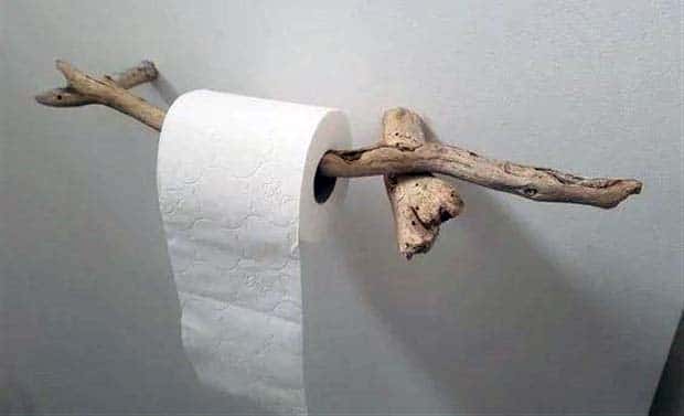 Netradičné držiaky na toaletný papier