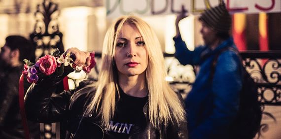 Dokumentárna Ji.hlava - pripravovaný film predstaví aj Inna Shevchenko z hnutia Femen