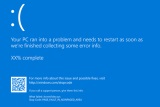 Blue Screen of Dead obrazovka vo Windows systém končí, nahradí ju čierna obrazovka.