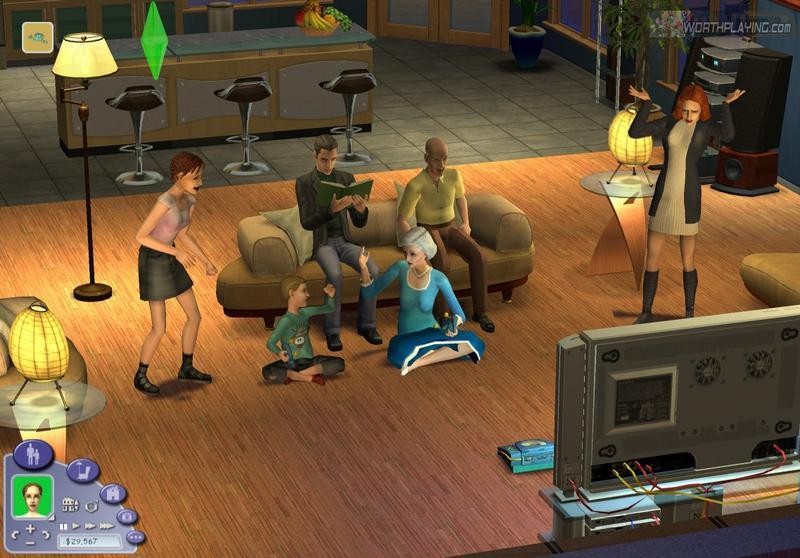 Sims 2 gameplay video