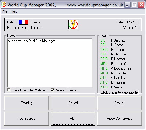 World Cup Manager 